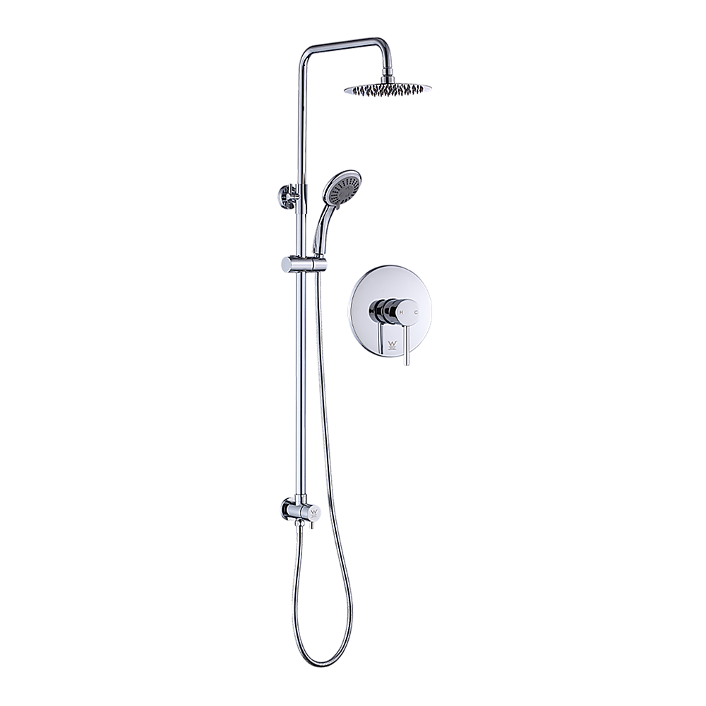 nnedsz wels 8" rain shower head set rounded dual heads faucet high pressure with mixer nnedsz wels 8" rain shower head set rounded dual heads faucet high pressure with mixer